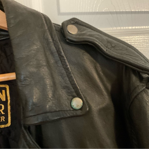 Vintage Hudson Leather Motorcycle Jacket - Picture 9 of 12